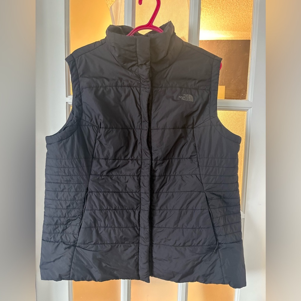 The North Face Black Quilted Vest